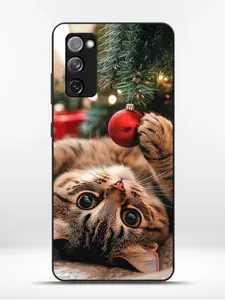 Новогодний чехол на телефон Samsung S20 FE