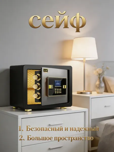 SAFEBURG Сейф книга для денег с ключом