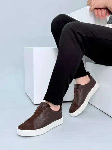 TOPSNEAKERS Кеды спортивные Santoni кроссовки осенние сантони