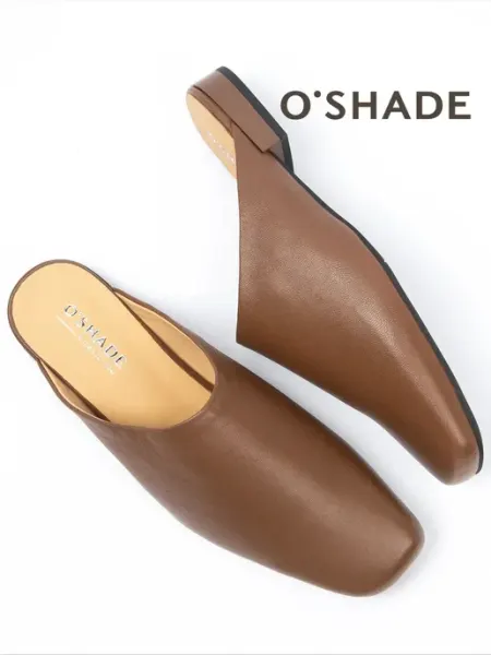 O`SHADE Мюли кожаные сабо с закрытым носом