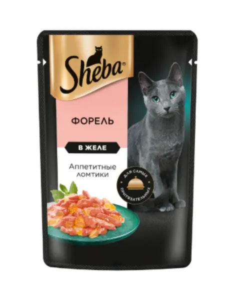 Sheba пауч для кошек с форелью в желе 75гр
