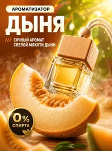 Ароматизатор для автомобиля Дыня, вонючка пахучка в машину, освежитель воздуха для автомобиля, автопарфюм