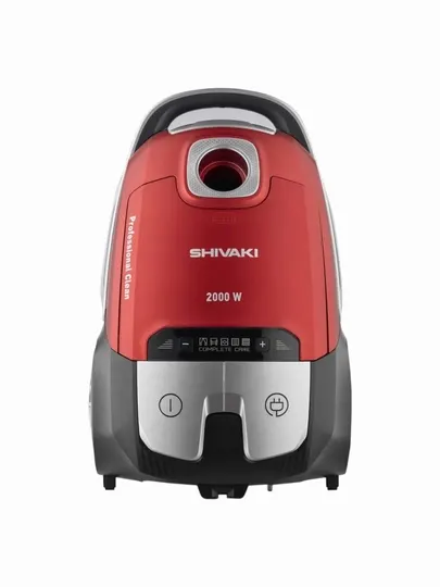 Пылесос Shivaki SHIV-B3200 RED с мощным мотором и вместительным мешком