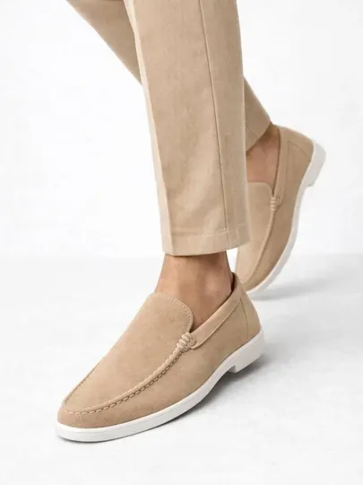 Лоферы, мокасины мужские, стильные, летние, перфорированные slip-on, удобные и элегантные