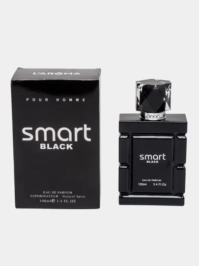 Парфюмерная вода для мужчин Smart Black, 100 мл, черная