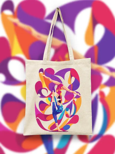 Каждому Своё Sport Шоппер Спортивная гимнастика Абстракция Мода Текстиль