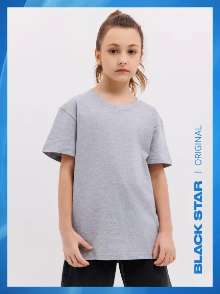 Black Star Wear Футболка однотонная