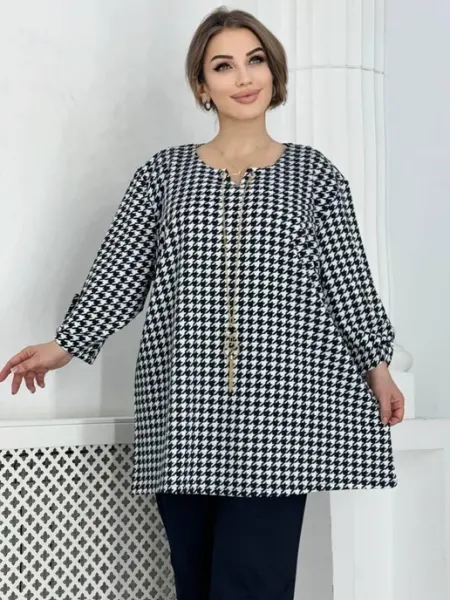 Style trend Женская рубашка большого размера