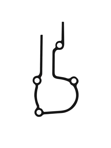 SVF-gasket Прокладка крышки вып. клапана для Yamaha YZ250, WR250 зел