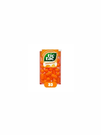 Драже Tic Tac, со вкусом апельсина, 16 гр