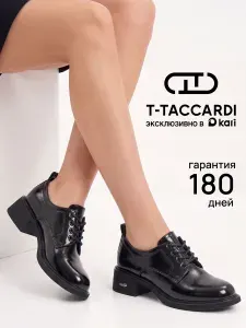 Ботинки T.TACCARDI женские полуботинки на каблуке черные