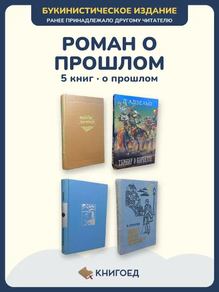 Книгоед исторические романы Дрюон Сальников Д`адзельо Осипов
