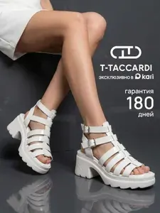 Босоножки T.TACCARDI женские на каблуке и платформе с ремешками
