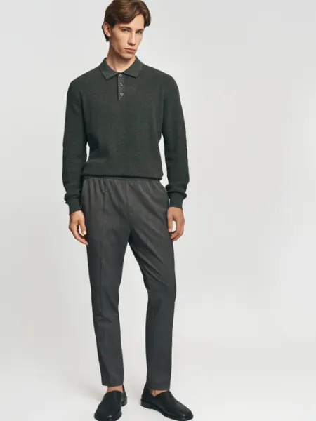 Zolla Мужские брюки Tapered на резинке