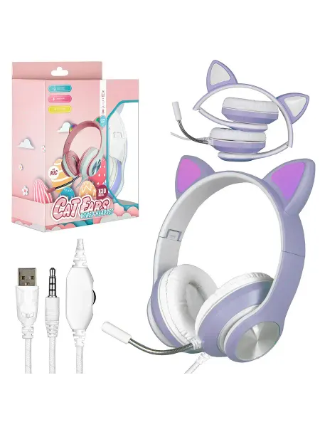 TechnoVek Наушники игровые X30 розовые