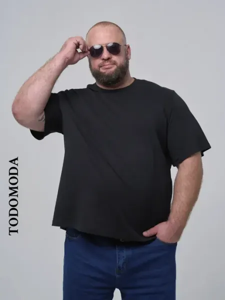 TodoModa Футболка мужская больших размеров 58-66 хлопок