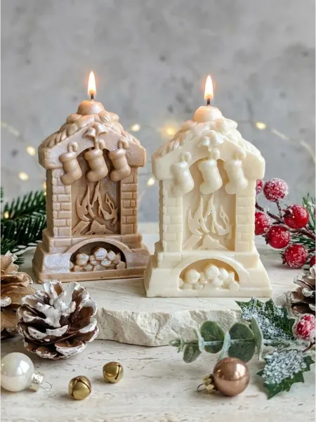 TopMolds Форма для свечей новогодняя молд для мыла