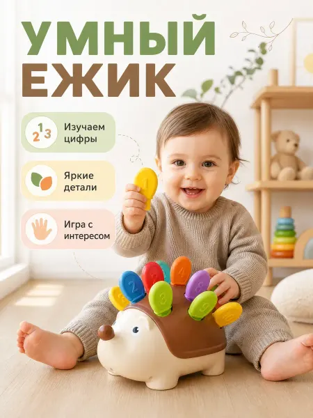 ToyMoy Развивающая игрушка для малышей сортер