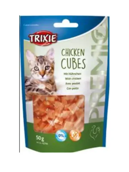 Trixie Лакомства для кошек кубики из курицы