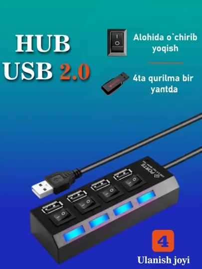 Адаптер разъем USB концентраторы универсальный Type-C USB концентратор для ПК и смартфонов