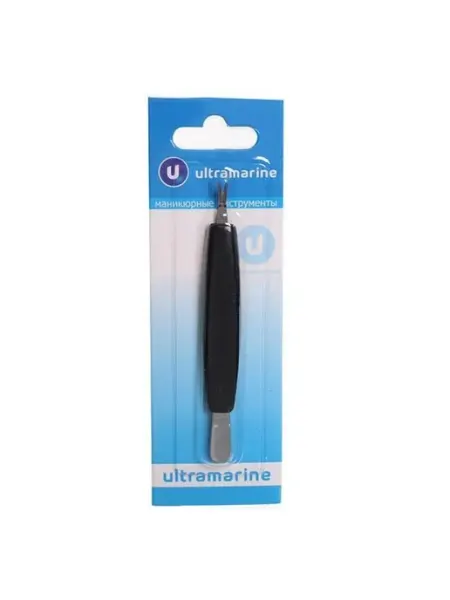 Ultramarine Триммер для удаления кутикулы с плоским шабером черный
