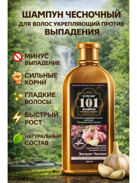 АЙЯ ВБ Шампунь против выпадения волос с экстрактом чеснока 250мл