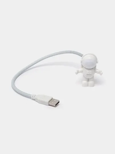 Светильник USB в виде космонавта для работы на ноутбуке