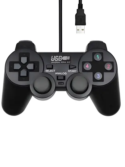 Проводной геймпад USB для ПК и ноутбука игровой джойстик контроллер