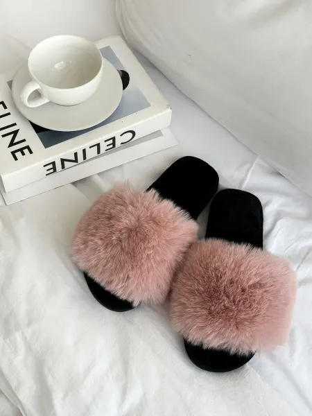 Velsy_home Тапочки домашние пушистые
