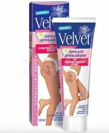 Velvet Крем для депиляции для чувствительной кожи, 100мл