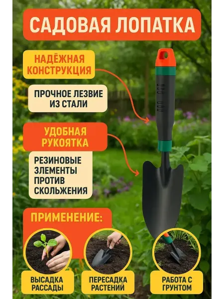 Vipsvet Садовая лопатка мини чудо