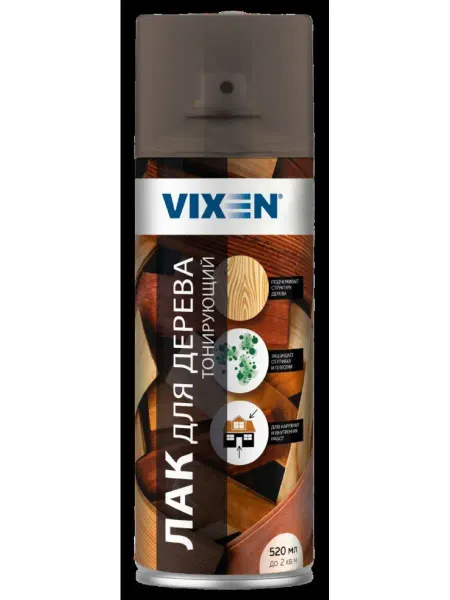 VIXEN Лак для дерева тонирующий Тик 520 мл
