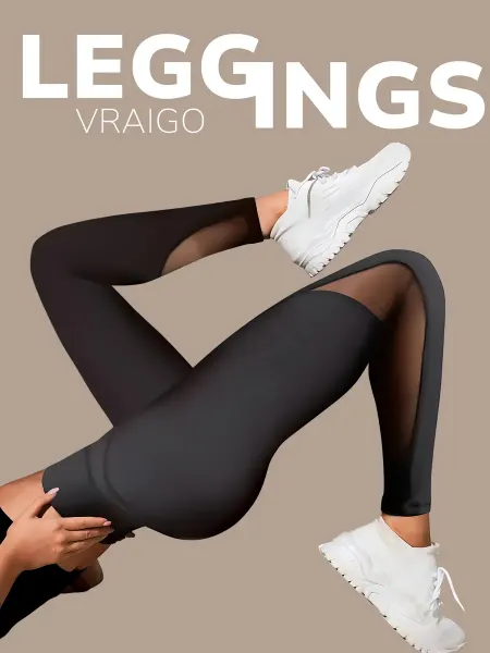 VRAIGO Леггинсы гладкие спортивные тайтсы