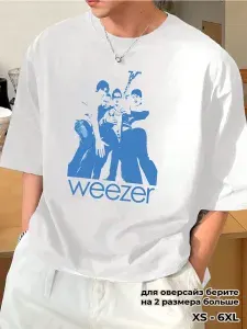 Футболка Weezer рок группа