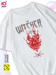 Футболка Ю принт Ведьмак The Witcher 1 шт