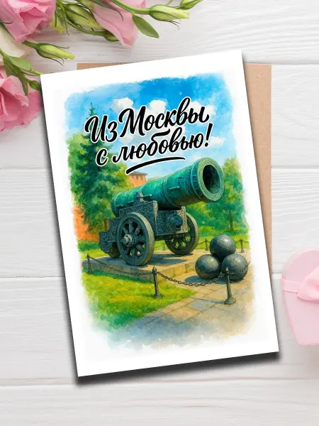 Woodguk Открытка из Москвы с любовью