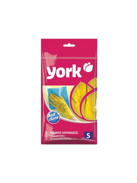 YORK Перчатки резиновые латексные, размер S