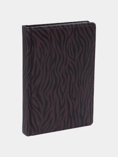 Ежедневник НЕДАТИРОВ 176л А6ф с цветным срезом Ляссе ZEBRA шоколад