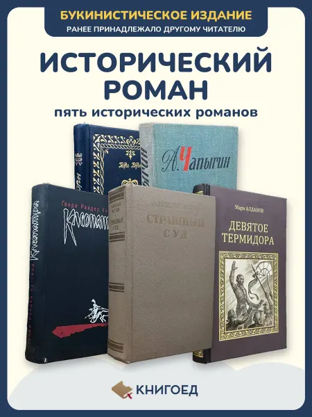 Книгоед Исторические романы Борн Чапыгин Хаггард Югов Алданов