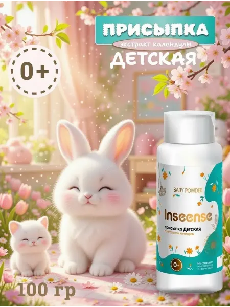 INSEENSE Детская присыпка с календулой 100гр