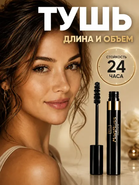 MagRuss Тушь для ресниц черная