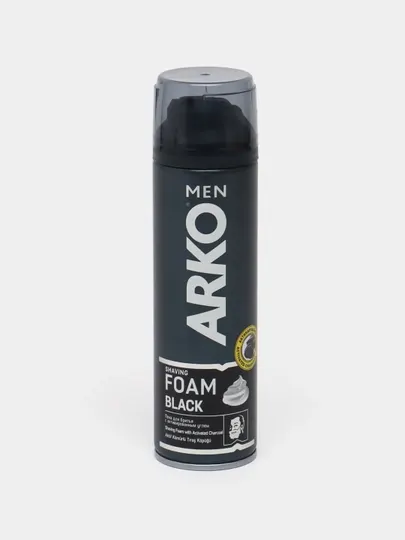 Пена для бритья Arko Black, 200 мл