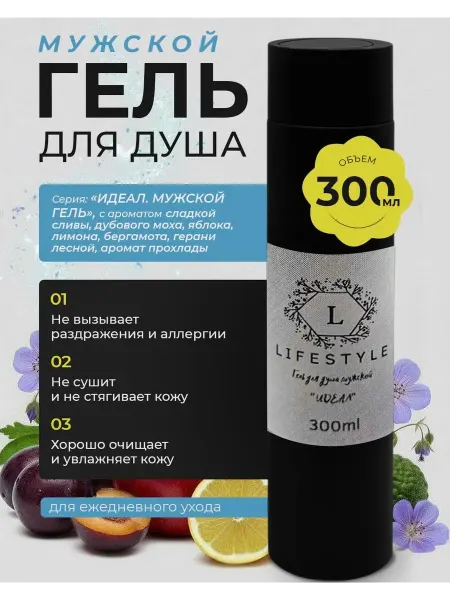 Гель для душа «ИДЕАЛ» мужской