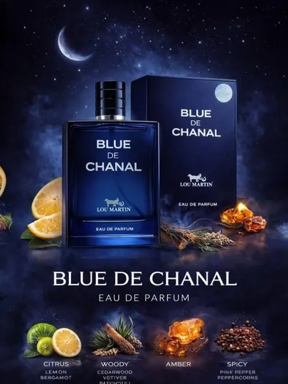 BLUE de Chanal настоящие мужские духи 10мл 20мл 30мл