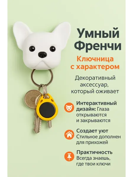 Алтынайка Держатель для ключей без сверления крючок на стену