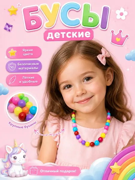 Выбражулька Бусы детские "Выбражулька" шарики