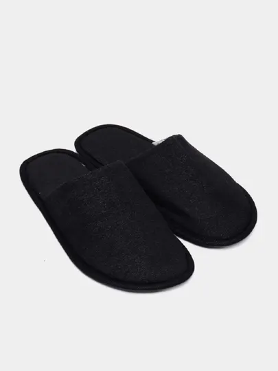 Одноразовые тапочки, черные, 36-43