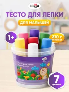 Набор тесто для лепки детский 7 цв