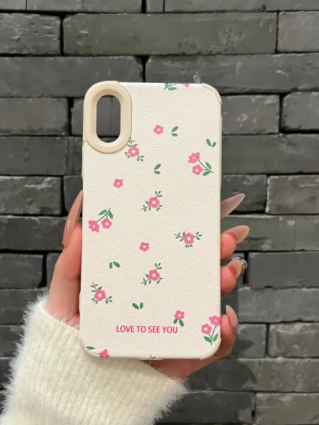 О'кейси Чехол на iPhone X XS с цветочками