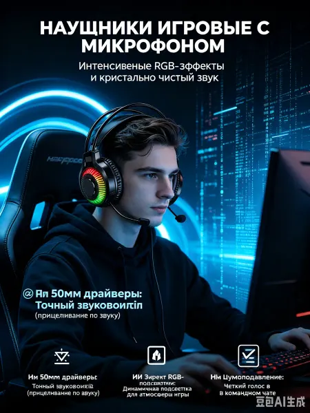 Наушники игровые